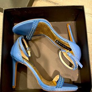 STEVEN by Steve Madden Blue strappy sandal high heel